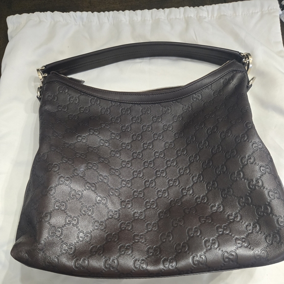 Gucci Brown Leather Women's Bag - Picture 1 of 9